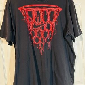 Nike Black Dri-FIT Shirt with Red Trim